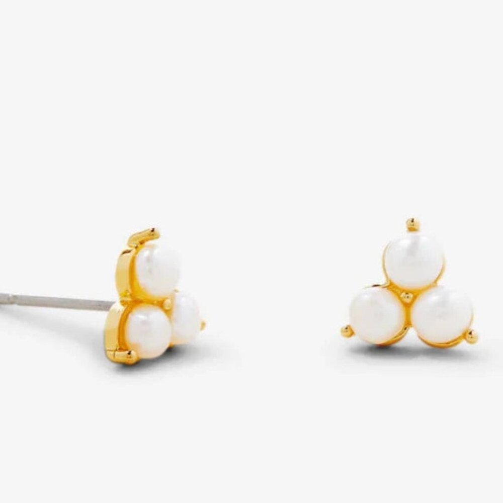 Bryan Anthonys - Grit Stud Earrings - Gold